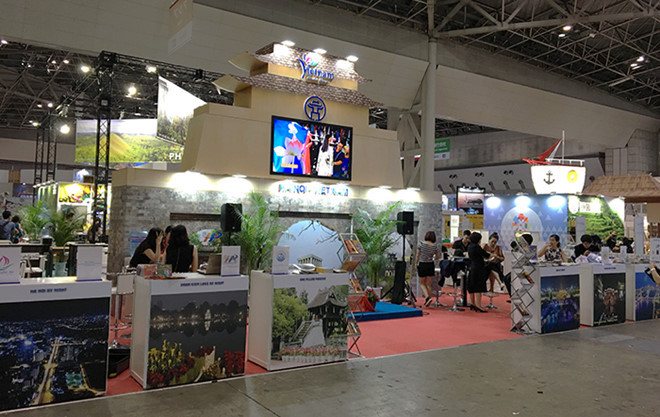 Gian hàng Du lịch Hà Nội tại JATA Expo Nhật Bản 2017